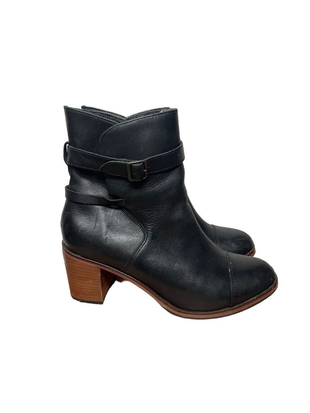 Samantha Pleet Wolverine Bonny Black Heeled Ankle Boot 9M